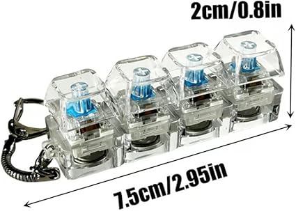 Llavero Fidget LED Antiestrés